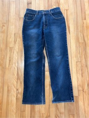 Vintage Red Taps Straight-Leg Jeans